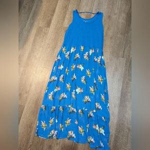 Layered maxi dress floral